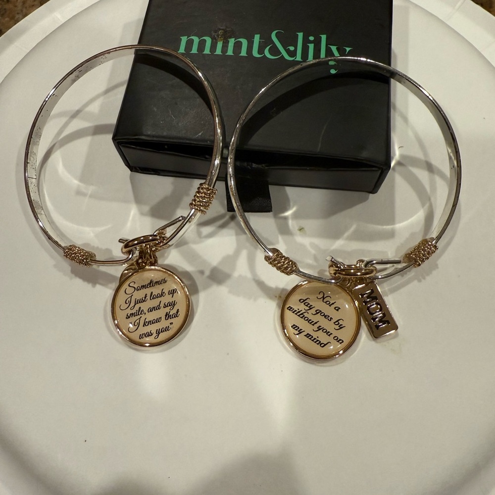 Mint&lily bracelets   Never worn